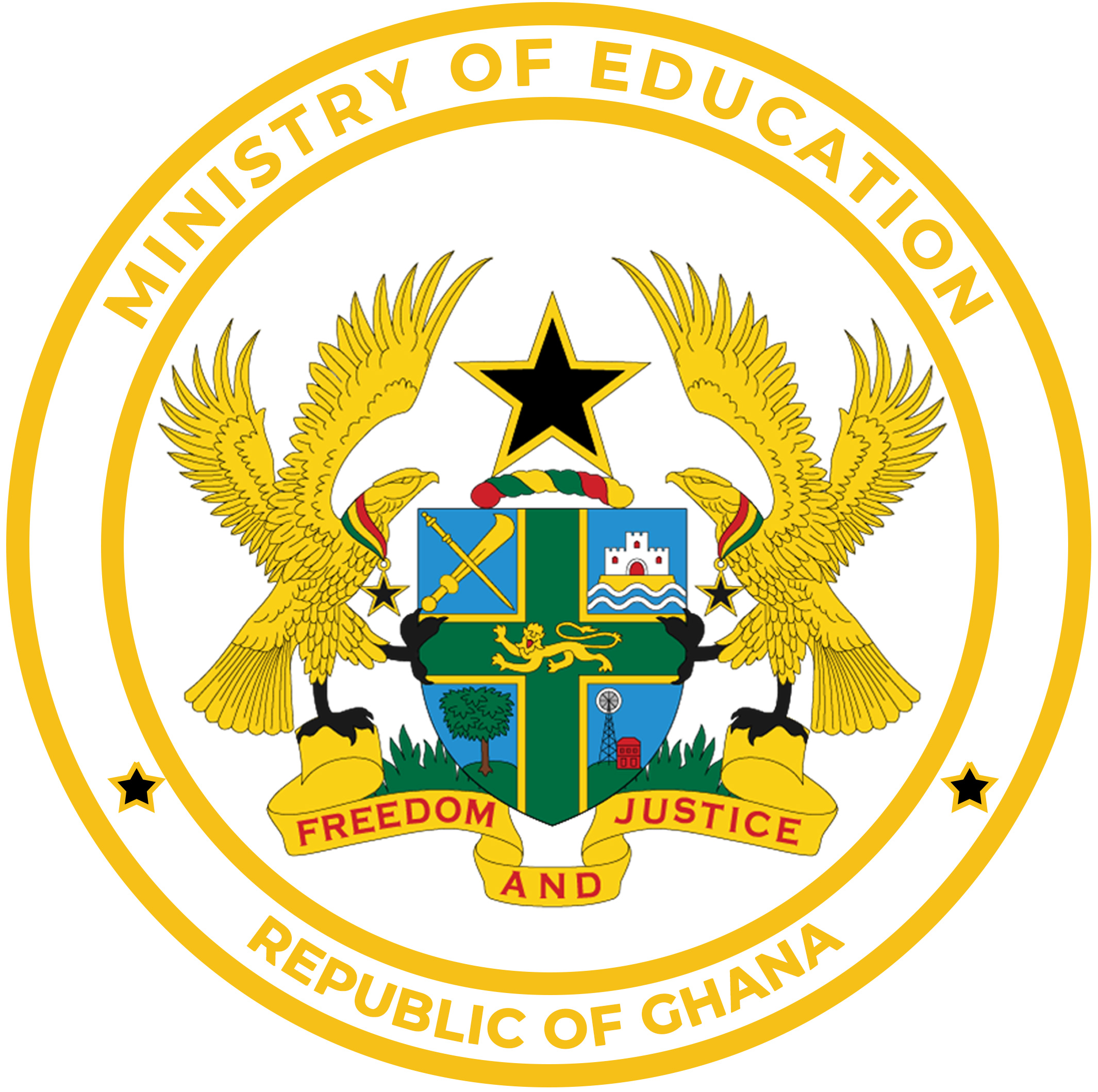 Republic of Ghana Ministry of Education crest