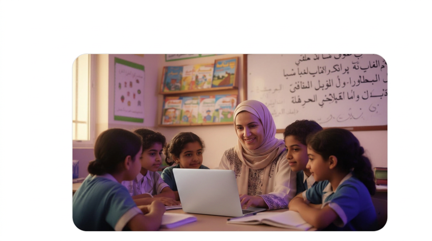 Connected classroom in a partner ministry